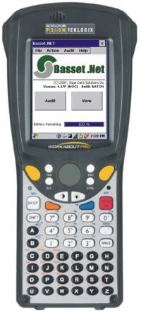 Workabout Pro handheld computer with barcode reader